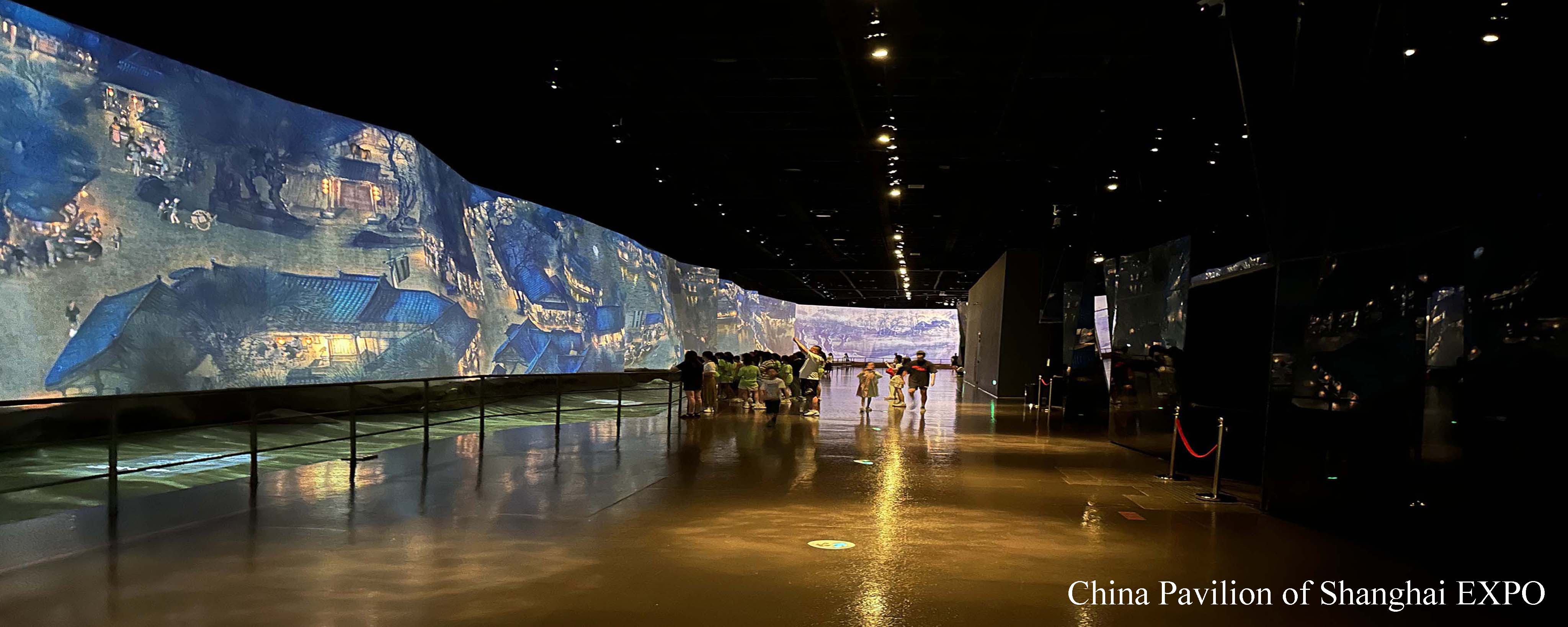 floor photo of the China Pavilion at the Shanghai World Expo